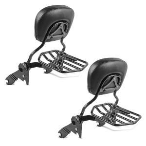 2x Sissybar Harley Street Glide Special 15-21 Craftride Fast Driver-L Flex inkl. Gepäckträger schwarz Spar-Set_1