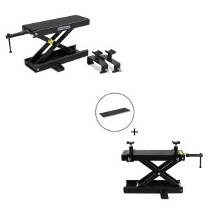 2x Hebebühne ConStands Mini-Lift Scherenheber inkl. Gummimatte bis 500kg in schwarz Spar-Set_1