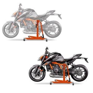 2x Zentralständer KTM 1290 Super Duke R 20-21 orange Motorradheber ConStands Power-Classic Spar-Set_1