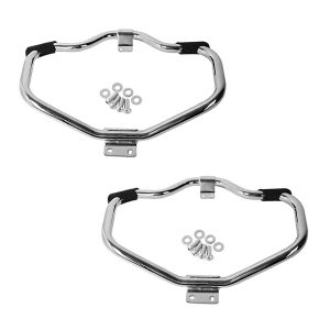 2x Sturzbügel für Harley Davidson Sportster 1200 T Superlow 14-20 Mustache chrom Craftride Spar-Set_1