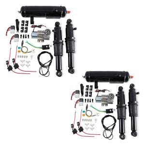 2x luftfjæringschassis egnet for Harley Davidson Electra Glide Ultra Classic 94-20 med tank Craftride økonomisett