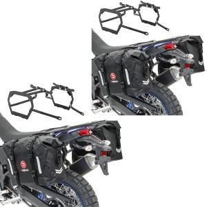 2x Satteltaschen Set WP8 für Yamaha Tenere 700 19-21 mit Kofferträger Bagtecs Spar-Set_1