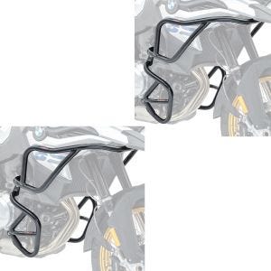 2x crash bar sett egnet for BMW F 850 GS / F 750 GS 18-23 topp og bunn crash bar spare sett