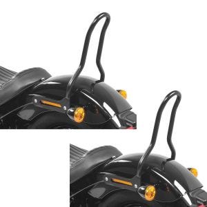 2x Sissybar für Harley Davidson Softail Street Bob 18-20 Tampa S schwarz Craftride Spar-Set_1