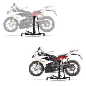 2x Zentralständer Triumph Daytona 675 / R 06-16 Motorradheber ConStands Power-Evo Spar-Set_1