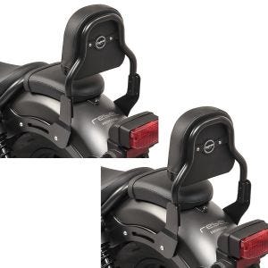 2x Sissy Bar XS3 für Honda Rebel 500 17-21 schwarz Craftride Spar-Set_1