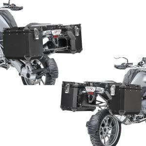 2x Set Alu Koffer ADX90B für BMW R 1250 GS 19-21 + Kofferträger Seitenkoffer Bagtecs Spar-Set_1