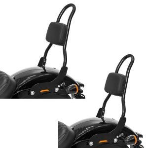 2x Sissybar Harley Softail Street Bob 18-20 Craftride Fast Rider-S schwarz Spar-Set_1