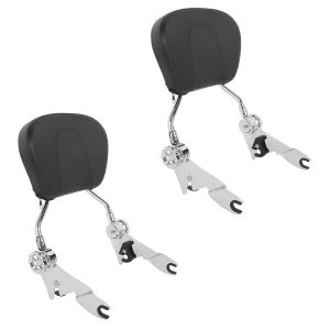 2x Sissybar Harley Street Glide 09-20 Craftride Fast Driver-S chrom Spar-Set_1