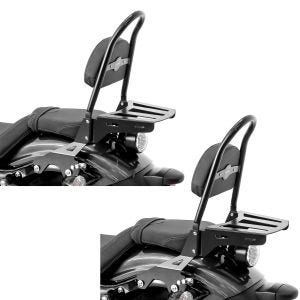 2x Sissybar Yamaha XV 950 / R 14-20 Craftride Fast Rider-M inkl. Gepäckträger schwarz Spar-Set_1