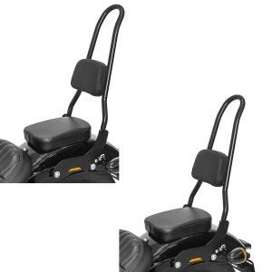 2x Sissybar Harley Softail Street Bob 18-20 Craftride Fast Rider-XL schwarz Spar-Set_1