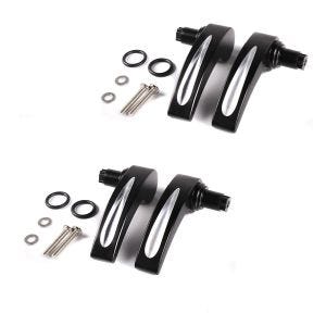 2x Deckelheber Hartschalenkoffer für Harley Davidson Touring 2014-2021 Craftride schwarz Spar-Set_1
