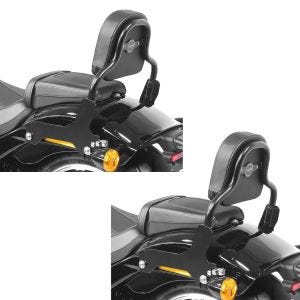 2x Sissy Bar für Harley Davidson Breakout / 114 18-21 schwarz CSS Craftride Spar-Set_1