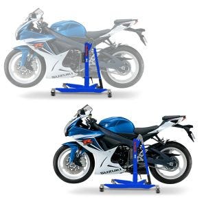 2x Zentralständer Suzuki GSX-R 750 11-17 blau Motorradheber ConStands Power-Classic Spar-Set_1