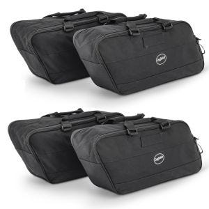 2x Koffer Innentaschen für Harley Street Glide 06-20 Craftride BG1 Paar Spar-Set_1