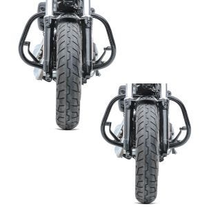 2x Sturzbügel für Harley Davidson Sportster 883 Iron 09-20 HS5 schwarz Craftride Spar-Set_1