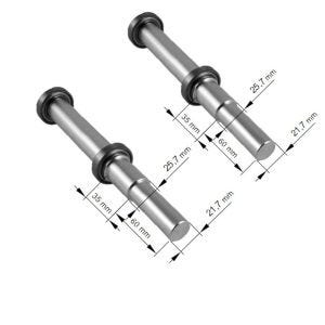 2x pin adapterbolter for enarms stativ ConStands Single egnet for Ducati 25,7-21,7 mm økonomisett