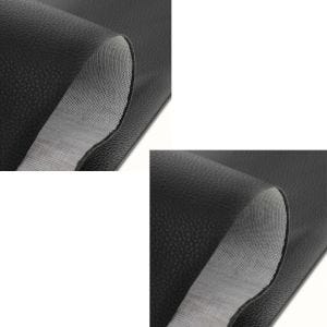 2x Motorrad Sitzbank-Bezug Tourtecs in Leder-Optik Matt schwarz Spar-Set_1