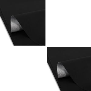 2x Tourtecs motorsykkelsetetrekk universal sort sparesett