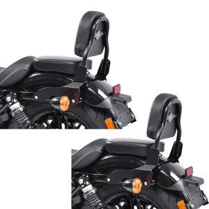 2x Sissy Bar CSS Fix egnet for Harley Davidson Sportster 04-20 svart Craftride sparesett