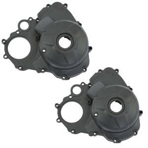 2x motordeksel egnet for Yamaha MT-09 13-20 Lima deksel Craftride grå økonomisett