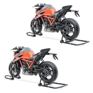 2x enarms reparasjonsstativ sett egnet for Triumph Speed Triple/ R 97-20 bakre front RB økonomisett