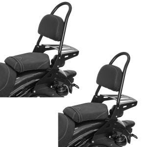 2x Sissybar Yamaha XV 950 / R 14-20 Craftride Rider-XL inkl. Gepäckträger schwarz Spar-Set_1