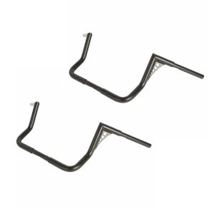 2x Lenker Ape Hanger 14" für Harley Street Glide 06-20 schwarz Craftride Spar-Set_1