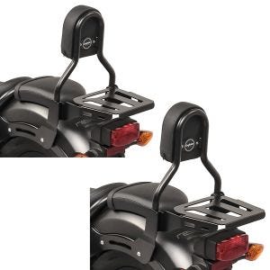 2x Sissy Bar CL3 für Honda Rebel 500 17-21 mit Gepäckträger schwarz Craftride Spar-Set_1