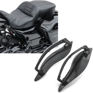 Set: Sitzbank TG3 Sitz für Harley Touring 09-21 schwarz + Seitlicher Windabweiser für Harley Street Glide Special 15-21 schwarz_1