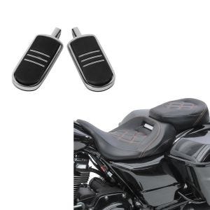 Set: Sitzbank für Harley Street Glide Special 15-21 Komfortsitzbank RH3 + Fußrasten Fahrer-Sozius ST für Harley Universal 1984-2020 chrom_1