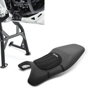 Set: Hauptständer für Yamaha Tenere 700 19-21 + Gel Sitzkissen Neopren S Gelkissen Sitzauflage in schwarz_1