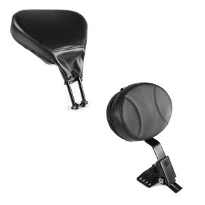 Set: Fahrer Rückenlehne BR5 für Harley Street Glide 09-20 + Fahrer Rückenlehne Round für Harley Touring Modelle 1997-2021_1
