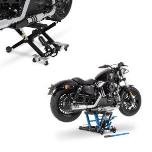 Sett: Midlift XL motorsykkelløft opp til kg i sort Constands + Midlift L motorsykkelløfter egnet for choppere / spesialsykler opp til 680 kg CB38943