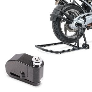 Set: Einarmständer BMW R NineT 14-20 Montageständer Single-Classic schwarz + Bremsscheibenschloss Alarm 120dB BS-Motoparts Diebstahlschutz schwarz_1