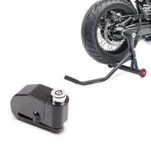 Set: Einarmständer BMW R NineT 14-20 Montageständer Single-Racing matt + Bremsscheibenschloss Alarm 120dB BS-Motoparts Diebstahlschutz schwarz_1