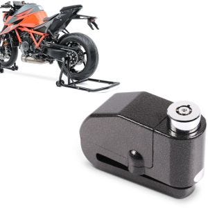 Set: Einarm Montageständer Set für KTM 1290 Super Duke/ R 14-21 + Bremsscheibenschloss Alarm 120dB BS-Motoparts Diebstahlschutz schwarz_1