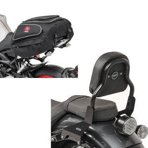 Set: Hecktasche Set SX70 + XB50 Volumen 120 L Dry Bag Wasserdicht + Hecktasche X50 Gepäcktasche hinten 50Ltr in schwarz_1