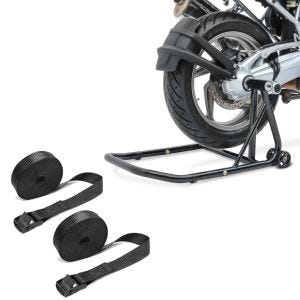 Set: Einarmständer BMW R NineT 14-20 Montageständer Single-Classic schwarz + Spanngurt Set Zurrgurte 150cm 2 Stück in schwarz_1