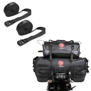 Haleposesett SX70 + XF30 volum 100 L tørrpose vanntett + strammesett surrebånd 150cm 2 stk i scw