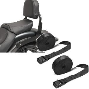 Set: Sissy Bar XS3 für Kawasaki Vulcan S / Café 15-21 schwarz + Spanngurt Set Zurrgurte 150cm 2 Stück in schwarz_1