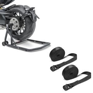 Set: Einarmständer Ducati Diavel / S 11-20 Montageständer Single-Classic + Spanngurt Set Zurrgurte 150cm 2 Stück in schwarz_1
