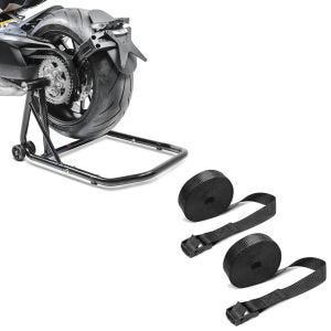Set: Einarmständer Honda CB 1000 R 08-16 Montageständer Single-Classic + Spanngurt Set Zurrgurte 150cm 2 Stück in schwarz_1