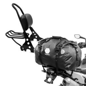 Set: Sissybar Harley Sportster Forty-Eight 48 10-20 Fast Rider-M + Hecktasche Drybag XF60 Wasserdicht Volumen 60l_1