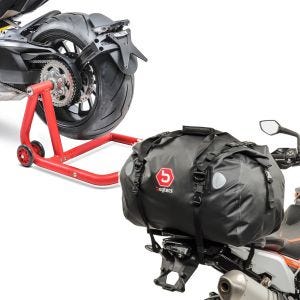 Set: Einarmständer Ducati Hypermotard 950 / SP 19-21 Montageständer Single + Hecktasche Drybag XF60 Wasserdicht Volumen 60l_1