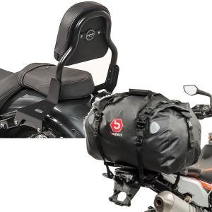 Set: Sissy Bar XS3 für Yamaha XV 950 / R 14-20 schwarz + Hecktasche Drybag XF60 Wasserdicht Volumen 60l_1