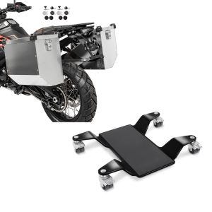Set: Alukoffer Set für Honda Transalp XL 600/ 650/ 700 V Atlas 36-41 + Rangierhilfe für Hauptständer Easy Mover II bis 320kg in schwarz_1
