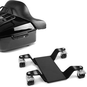 Set: Topcase King NLB für Harley Touring 14-21 ohne Löcher + Rangierhilfe für Hauptständer Easy Mover III bis 400kg in schwarz_1