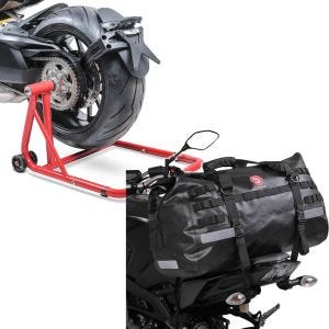 Set: Einarmständer Ducati Hypermotard 950 / SP 19-21 Montageständer Single + Hecktasche Drybag XB50 Wasserdicht Volumen 50l_1