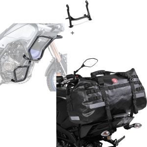 Set: Sturzbügel Hauptständer Set für Yamaha Tenere 700 19-21 oben unten + Hecktasche Drybag XB50 Wasserdicht Volumen 50l_1